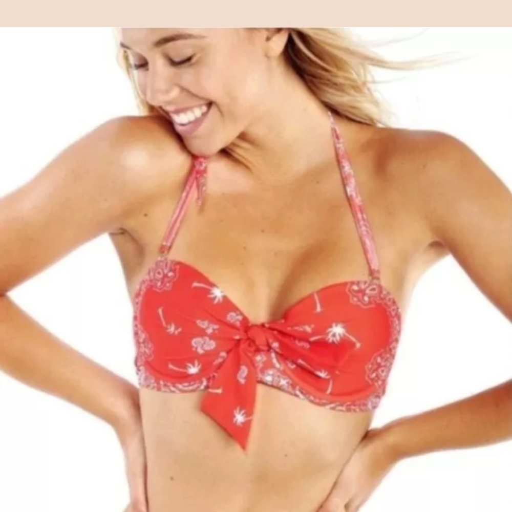 NWT Wildfox La Bandita Bandeau Bikini Set S